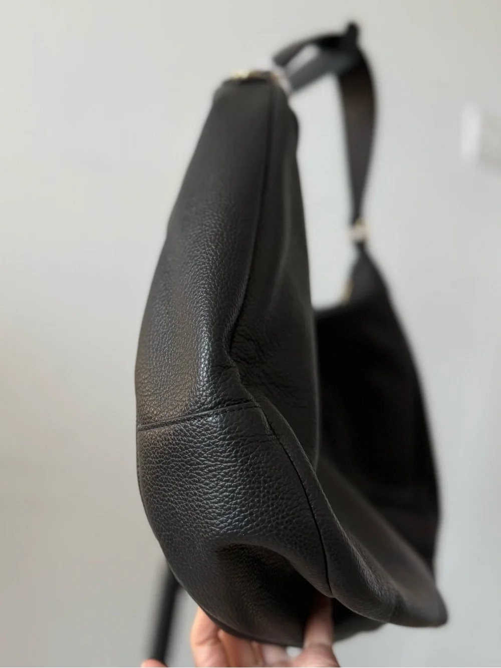 NWT Jimmy Choo Black Bets Shoulder Bags Leather $1,495